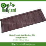 Construction Material Stone Coated Metal Roof Tile (Shingle Type)