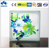 Jinghua High Price Artistic P-14 Painting Glass Block/Brick