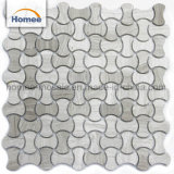 High Quality China Water Jet Marble Mosaic Tiles Oriental White Marble Mosaic