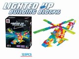 Building Blocks with Light for Kids Aircraft 125PCS