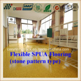 Environmental Health Flexible Spua Flooring of Stone Pattern Style