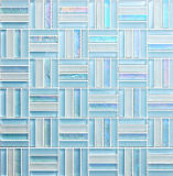 Blue Glass Mosaic for Background Wall/Bathroom Tile