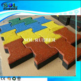 High Quality Outdoor Interlock Rubber Tile