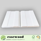 Pine Wood Skirting Moulding with White Primed Finishing
