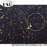 Black Galaxy Artificial Quartz Stone Countertop Cheap