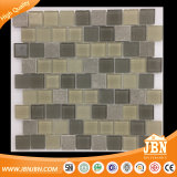 Home and Hotel Interlocking Tan Color Stone and Glass Mosaic (M430002)