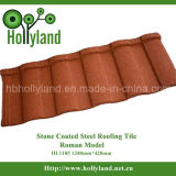High Quality Colorful Stone Chips Coated Steel Roof Tile (Roman Type)