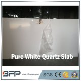 Largest Size Pure White Artificial Quartz Slab for Island Top