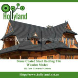 Construction Material Stone Coated Metal Roof Tile (Wooden Type)
