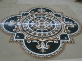 Black Marble Waterjet Mosaic Tile for Floor Decoration