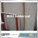 Golden Leaf Natural Marble Construction Material for Wall/Floor Decoration