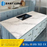 Artificial Quartz Stone Countertops with Marble Vein for Engineered Stone