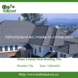 Colored Stone Coated Metal Roof Tile (Wooden Type) (HL1106)