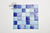 48X48mm Mixed Color Wave Pattern Porcelain Ceramic Mosaic Tile for Decoration, Kitchen, Bathroom and Swimming Pool