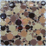 Round and Irregular Shape Glass Mosaic Tile (CFC316)