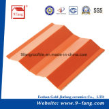 Corrugated Wave Type Clay Roofing Tile Made in China Decoration Tile