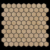 Crema Marfil Marble Mosaic Tile Hexagonal Honed