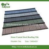 Colored Stone Coated Metal Roof Tile (Wooden Type)