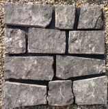 China Natural Black Slate Loose Stone Veneers (SMC-FS039)