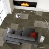 Sisily-1/12 Gauge Office/Hotel/Home Carpet Loop Pile Jacquard Carpet Tile with Bitumen Back /W Thick Non-Woven Cloth