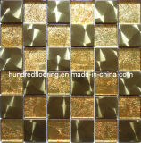 Gold Metal Mix Glass Mosaic Tile (SM201)