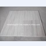 Honed White Wood Marble Floor Tiles Polished Tiles