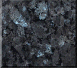 Popular Polished Blue Pearl Dark Grey Black Granite Tile