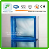 190*190*80mm Blue Cloudy Glass Block/Glass Brick
