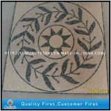 Custom Marble & Travertine Art Mosaic Idea Pattern for Floor Tiles