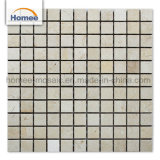 23X23mm Square Shape Cream Marfil Beige Marble Wall Mosaics Tile