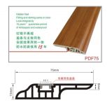 Waterproof Laminate Wood PVC Skirting Board Plastic