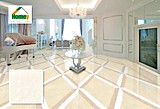 600X600mm Soluble Salt Beige Colour Polished Floor Tile