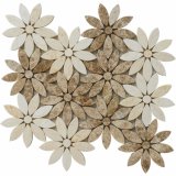 Luxurious Home Decor Good Quality Flower Stone Marble Mosaic Tile