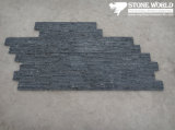 Black Waterfall Ledgestone Tiles for Wall Panel (CS070)