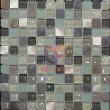 Retro Style Aluminium with Crystal and Stone Mixed Mosaic (CS158)