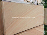 Hot Chinese Wooden Yellow Sandstones Tiles, Natural Sandstone