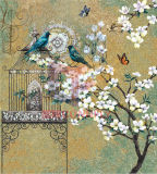 Spring Flower and Birds Picture Art Mosaic Picture (CFD200)