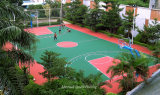 Outdoor PVC Sports Flooring for Badminton/Basketball Playground