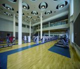 Made in China - PVC Wooden Surface Color Floor for Basketball and Sports Hall