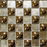 Glass Mix Metal Mosaic Tile (SM242)