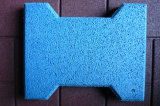 Blue Dog-Bone Rubber Floor Tiles - 13