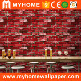 2016 Wholesale Price Red Bricks Wall Paper 3D New
