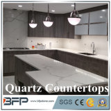 New White Quartz Countertop with Grey Veins
