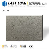 Grey Shining Glass Quartz Stone for Kitchen Countertops