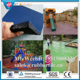 Recycled Colorful Rubber Paver Rubber Tile/Wearing-Resistant Rubber Tile