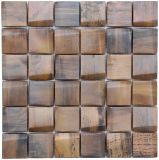 3D Square Copper Made Metal Mosaic Tiles for Art Design