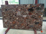Colorful River Stone Marble Slab for Table, Tiles