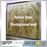 Luxury Yellow Natural Stone Onyx Interior Decoration & TV Background Wall