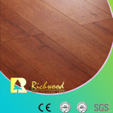Commercial E1 HDF Embossed Teak V-Grooved Waxed Edge Laminate Floor