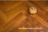 Prefinished Merbau Fishbone Full Solid Wood Flooring From Guangzhou Supplier